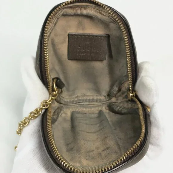 GUCCI GG Shelly line Ophidia Key Chain Wallet Coin Compartment coin purse - Picture 13 of 14